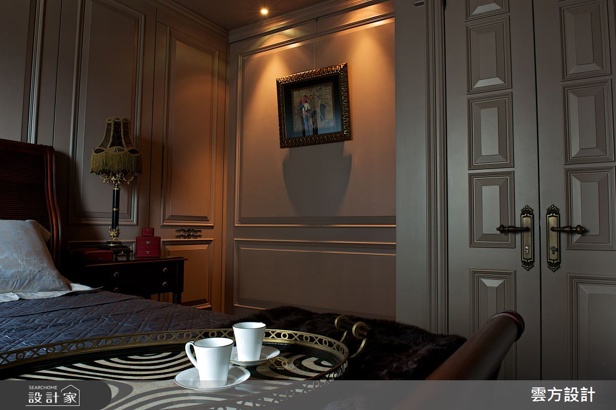 37坪新成屋(5年以下)＿新古典臥室案例圖片＿雲方設計＿雲方_優雅美學品味奢華之7