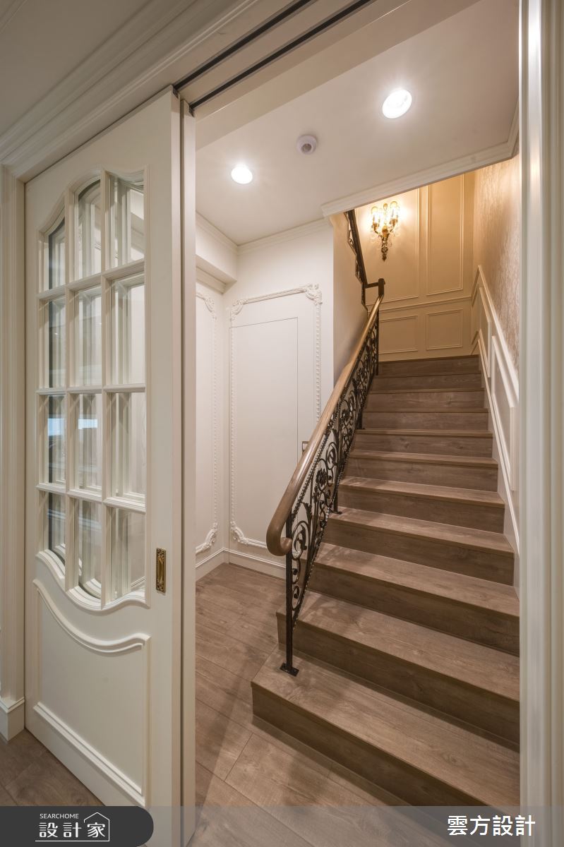 110坪老屋(16~30年)＿新古典樓梯案例圖片＿雲方設計＿雲方_精緻格調輕奢華麗之63