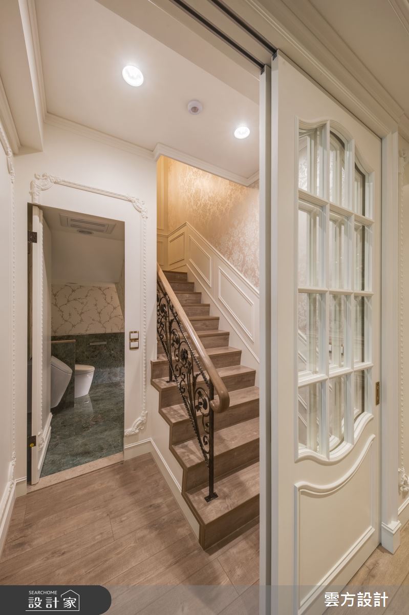 110坪老屋(16~30年)＿新古典浴室樓梯案例圖片＿雲方設計＿雲方_精緻格調輕奢華麗之65