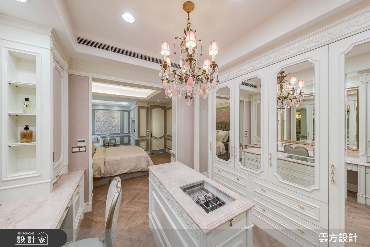 110坪老屋(16~30年)＿新古典更衣間案例圖片＿雲方設計＿雲方_精緻格調輕奢華麗之71