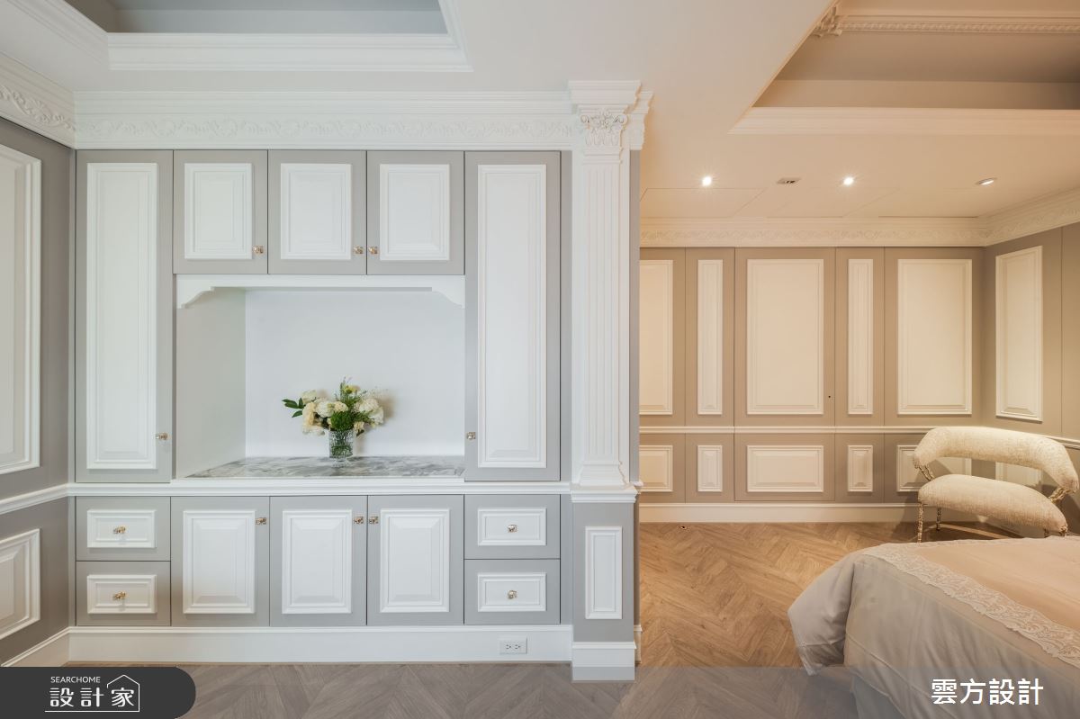 110坪老屋(16~30年)＿新古典臥室案例圖片＿雲方設計＿雲方_精緻格調輕奢華麗之77