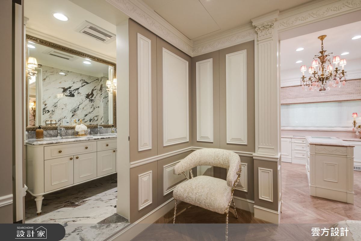 110坪老屋(16~30年)＿新古典臥室更衣間浴室案例圖片＿雲方設計＿雲方_精緻格調輕奢華麗之78