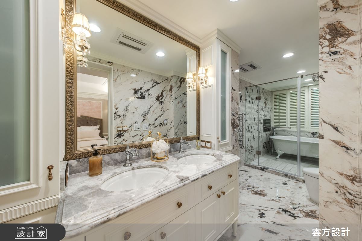 110坪老屋(16~30年)＿新古典更衣間浴室案例圖片＿雲方設計＿雲方_精緻格調輕奢華麗之80