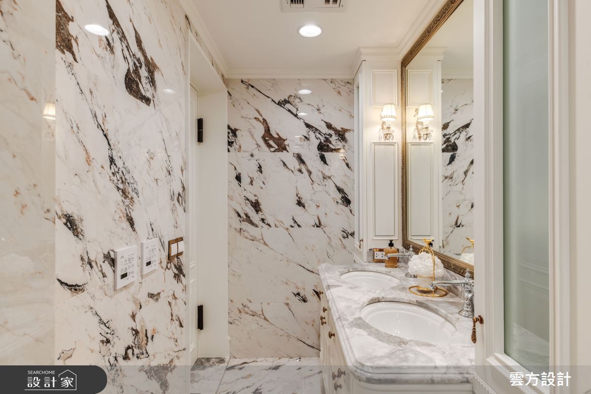 110坪老屋(16~30年)＿新古典浴室案例圖片＿雲方設計＿雲方_精緻格調輕奢華麗之84