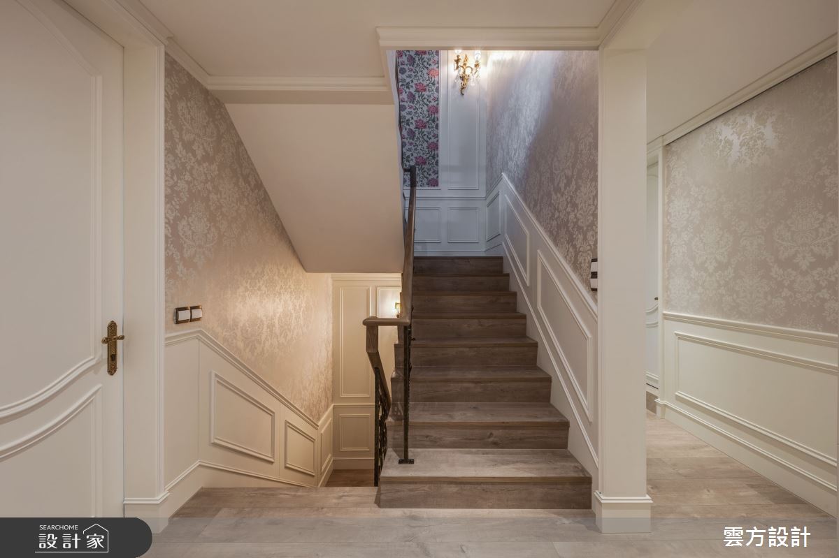 110坪老屋(16~30年)＿新古典樓梯案例圖片＿雲方設計＿雲方_精緻格調輕奢華麗之85