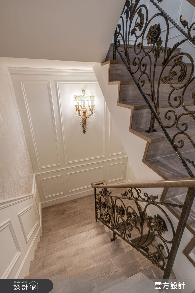 110坪老屋(16~30年)＿新古典樓梯案例圖片＿雲方設計＿雲方_精緻格調輕奢華麗之86