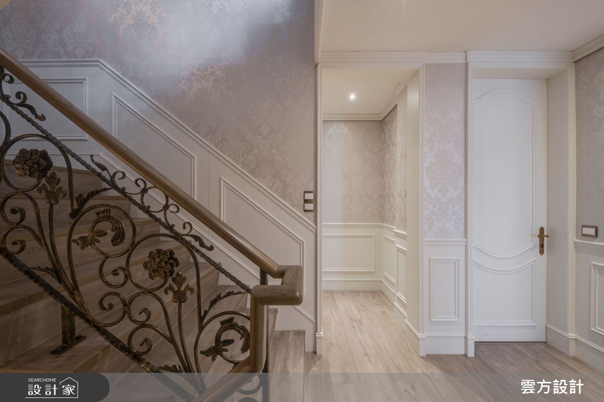 110坪老屋(16~30年)＿新古典樓梯走廊案例圖片＿雲方設計＿雲方_精緻格調輕奢華麗之87