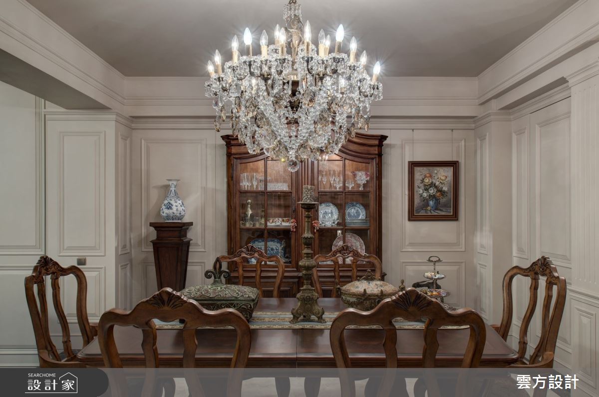 100坪毛胚屋＿新古典餐廳案例圖片＿雲方設計＿雲方_歐式樓中樓時尚奢華之7