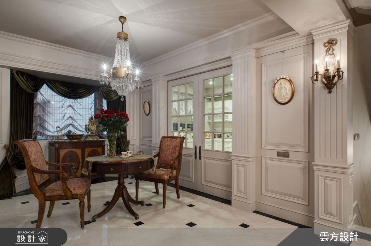 100坪毛胚屋＿新古典餐廳案例圖片＿雲方設計＿雲方_歐式樓中樓時尚奢華之8