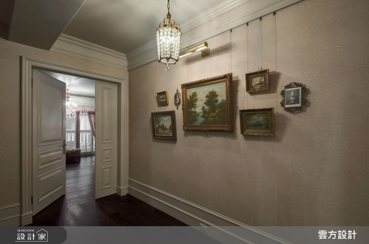 100坪毛胚屋＿新古典走廊案例圖片＿雲方設計＿雲方_歐式樓中樓時尚奢華之12