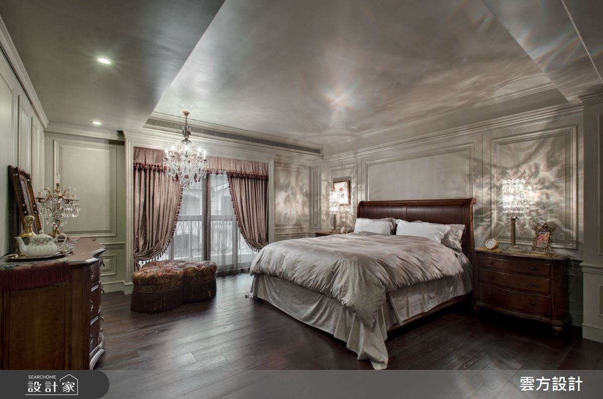 100坪毛胚屋＿新古典臥室案例圖片＿雲方設計＿雲方_歐式樓中樓時尚奢華之13