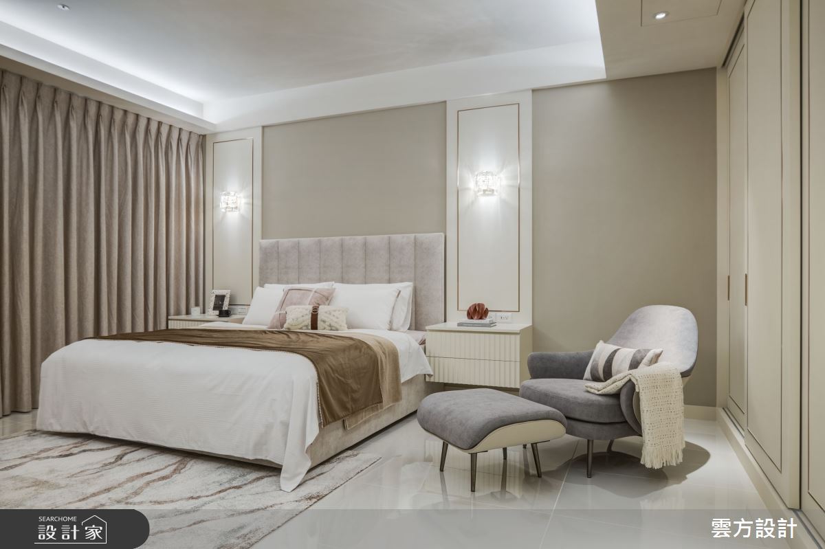 55坪毛胚屋＿新古典臥室案例圖片＿雲方設計＿雲方_迷人序曲開啟新義式古典之15