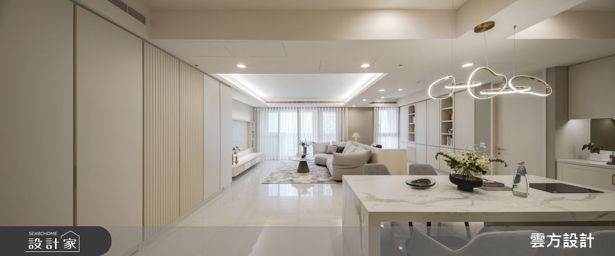 55坪毛胚屋＿新古典客廳餐廳案例圖片＿雲方設計＿雲方_迷人序曲開啟新義式古典之4