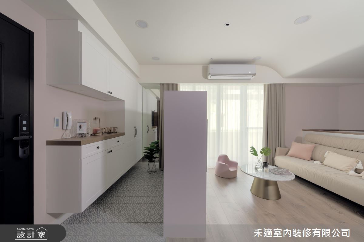 30坪老屋(41~50年)＿鄉村風玄關客廳案例圖片＿禾適室內裝修有限公司＿禾適_08之1