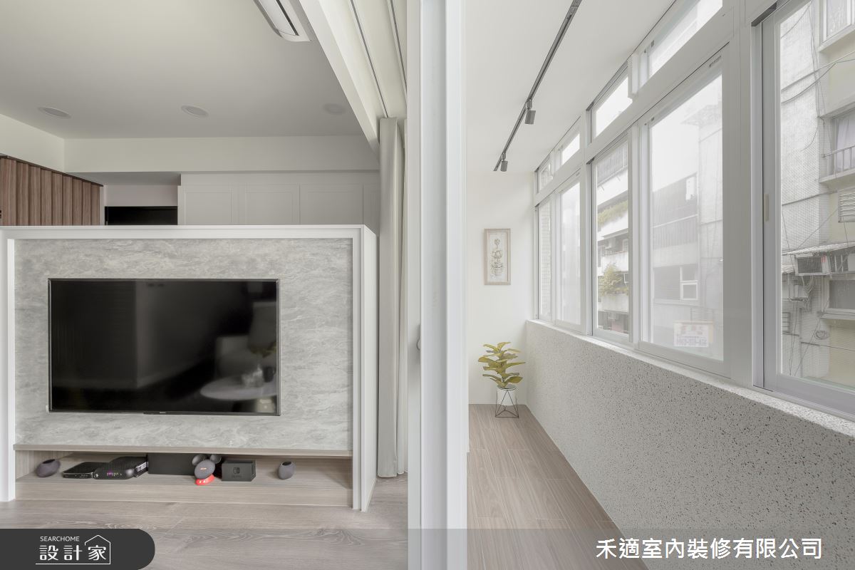 30坪老屋(41~50年)＿鄉村風客廳陽台案例圖片＿禾適室內裝修有限公司＿禾適_08之6