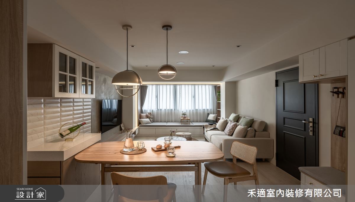 30坪老屋(41~50年)＿北歐風玄關客廳餐廳臥榻案例圖片＿禾適室內裝修有限公司＿禾適_11之3571