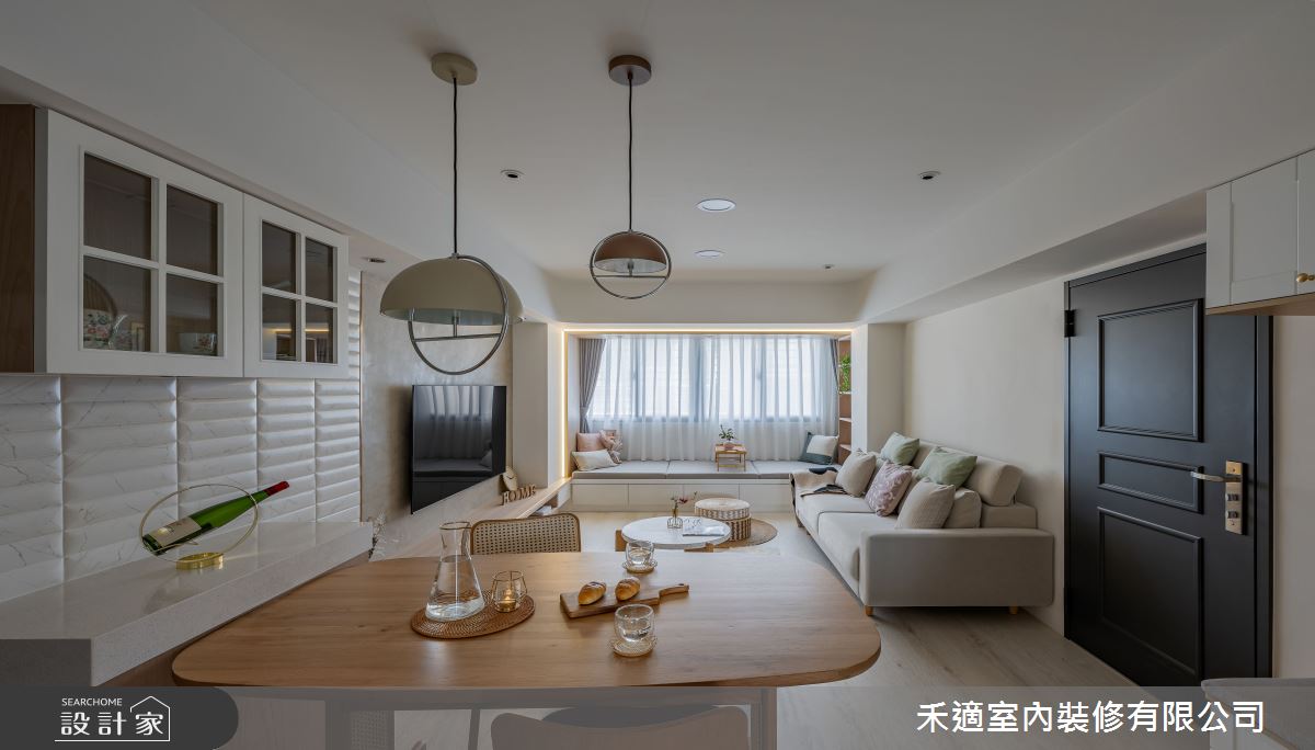 30坪老屋(41~50年)＿北歐風玄關客廳餐廳臥榻案例圖片＿禾適室內裝修有限公司＿禾適_11之9