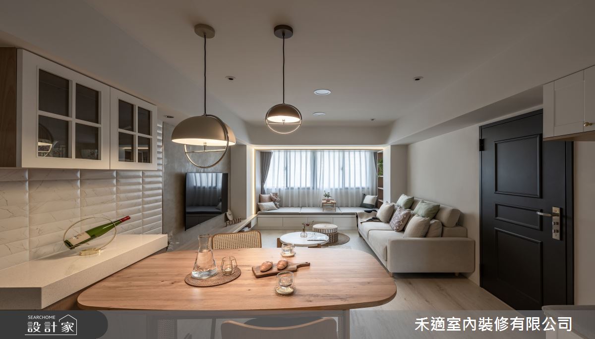 30坪老屋(41~50年)＿北歐風玄關客廳餐廳臥榻案例圖片＿禾適室內裝修有限公司＿禾適_11之10