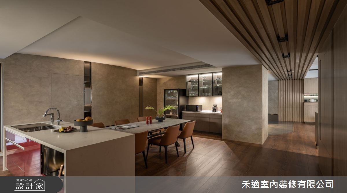 80坪新成屋(5年以下)＿現代風餐廳中島案例圖片＿禾適室內裝修有限公司＿禾適_12之8