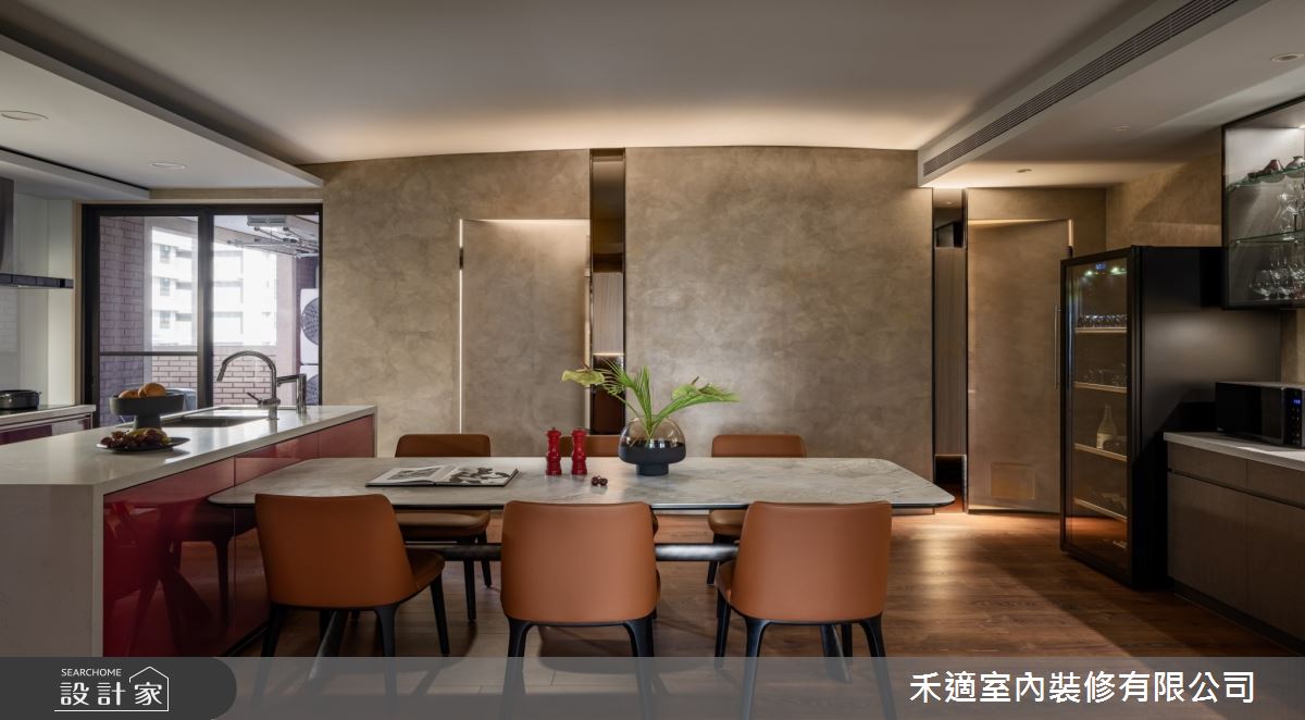 80坪新成屋(5年以下)＿現代風餐廳中島案例圖片＿禾適室內裝修有限公司＿禾適_12之12