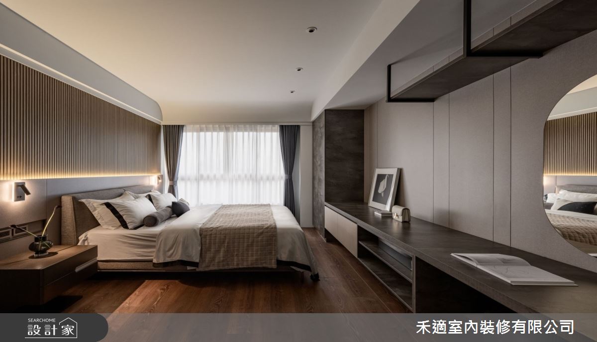 80坪新成屋(5年以下)＿現代風臥室案例圖片＿禾適室內裝修有限公司＿禾適_12之14