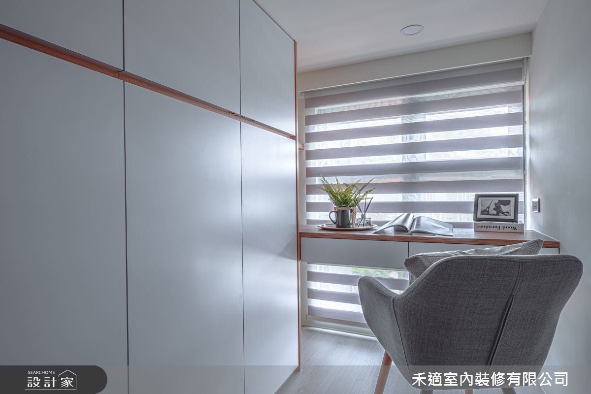 8坪中古屋(5~15年)＿北歐風書房案例圖片＿禾適室內裝修有限公司＿禾適_06之10