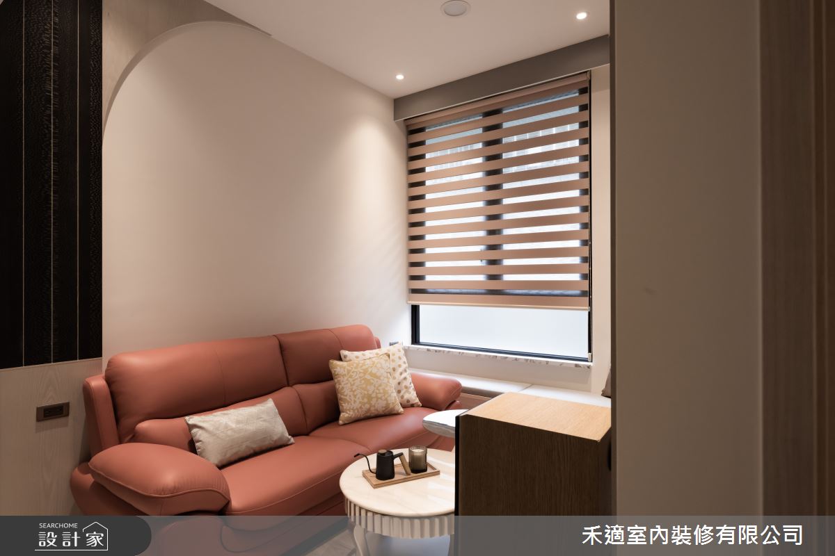15坪新成屋(5年以下)＿現代風客廳臥榻案例圖片＿禾適室內裝修有限公司＿禾適_09之2