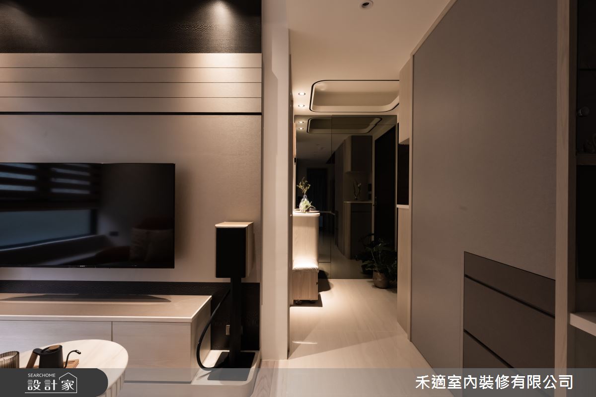 15坪新成屋(5年以下)＿現代風玄關客廳案例圖片＿禾適室內裝修有限公司＿禾適_09之7