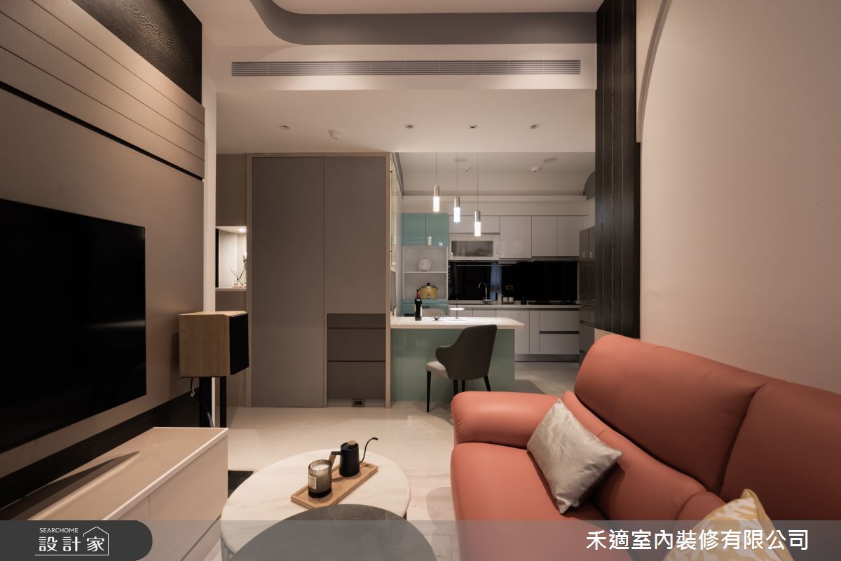 15坪新成屋(5年以下)＿現代風客廳餐廳廚房案例圖片＿禾適室內裝修有限公司＿禾適_09之4