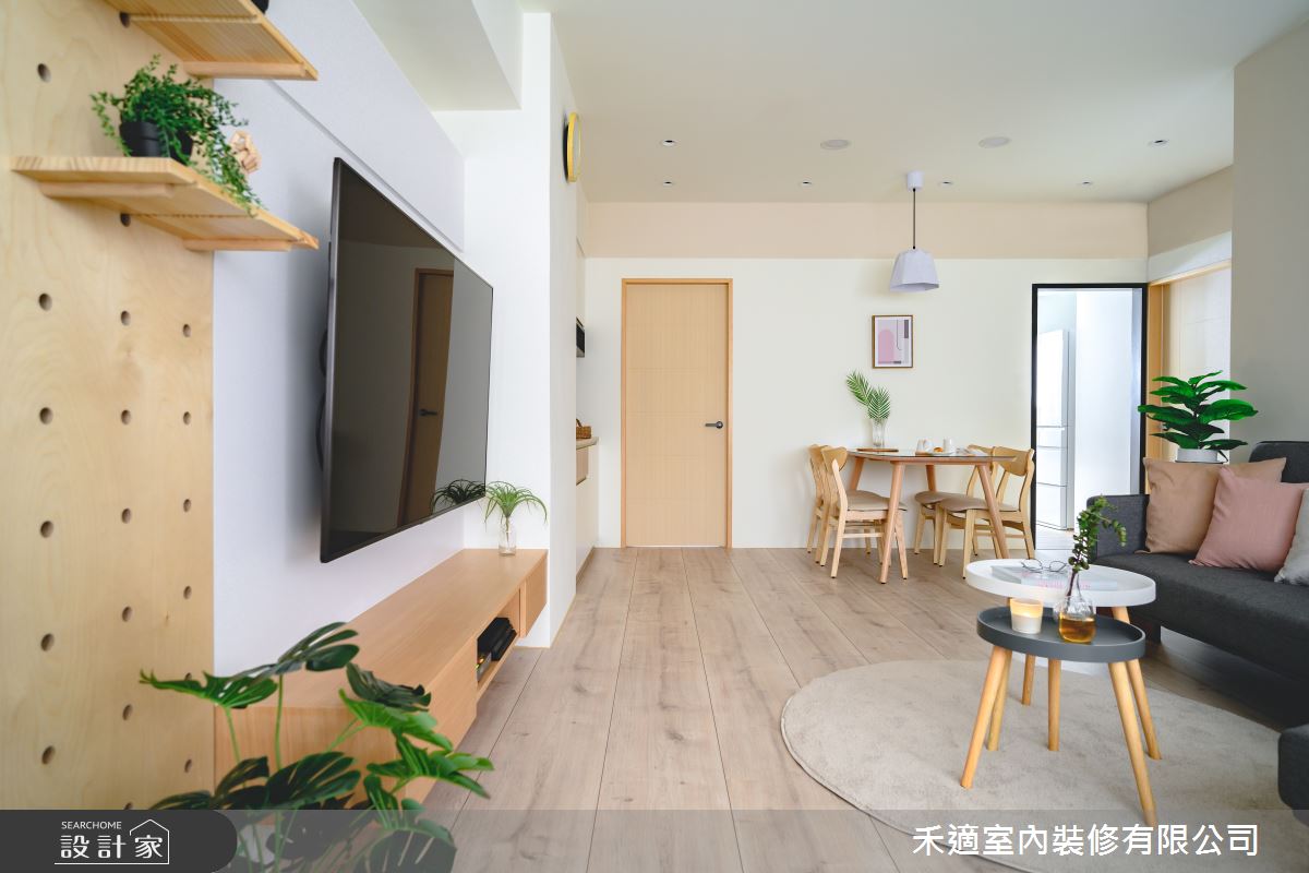 33坪老屋(16~30年)＿北歐風客廳餐廳案例圖片＿禾適室內裝修有限公司＿禾適_04之4