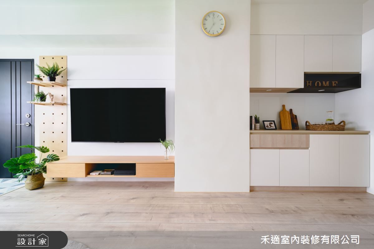 33坪老屋(16~30年)＿北歐風玄關客廳案例圖片＿禾適室內裝修有限公司＿禾適_04之5