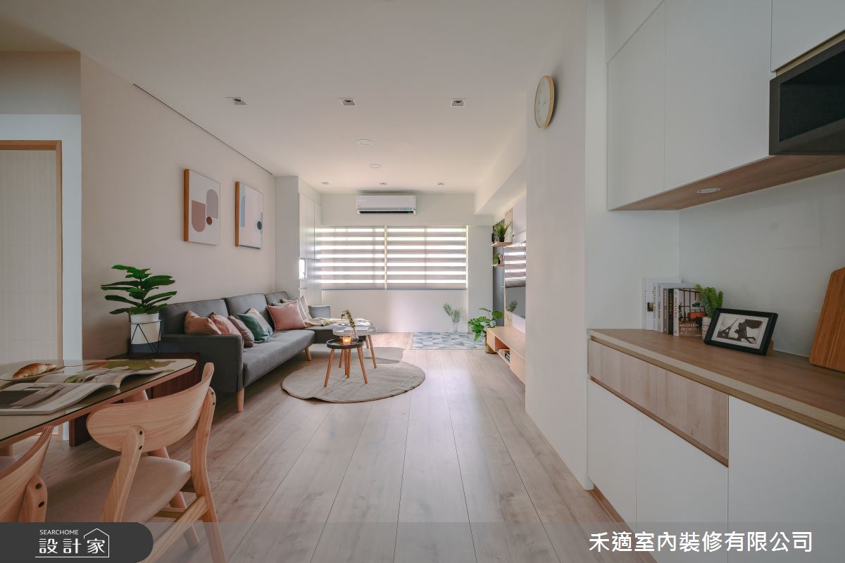 33坪老屋(16~30年)＿北歐風玄關客廳餐廳案例圖片＿禾適室內裝修有限公司＿禾適_04之12