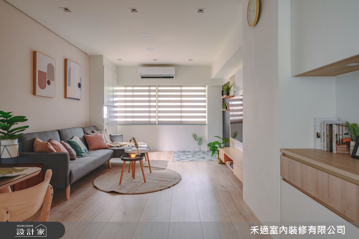 33坪老屋(16~30年)＿北歐風玄關客廳餐廳案例圖片＿禾適室內裝修有限公司＿禾適_04之11