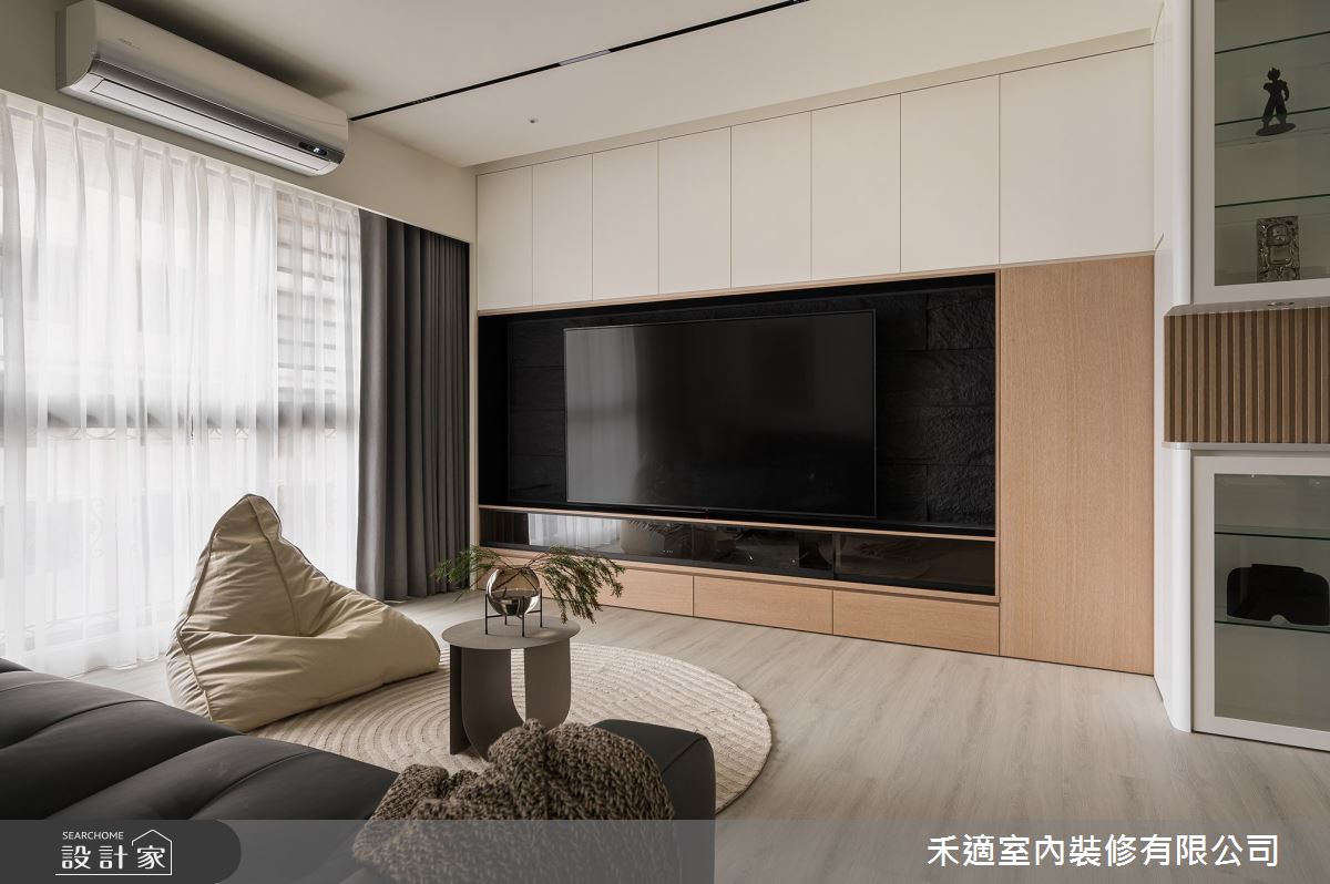 35坪新古屋(10年以下)＿現代風客廳案例圖片＿禾適室內裝修有限公司＿禾適_10之5