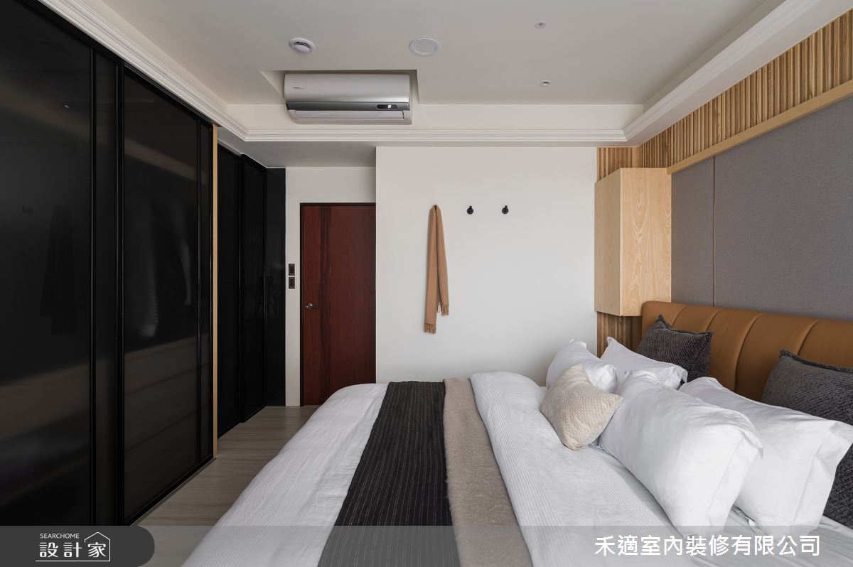 35坪新古屋(10年以下)＿現代風臥室更衣間案例圖片＿禾適室內裝修有限公司＿禾適_10之24