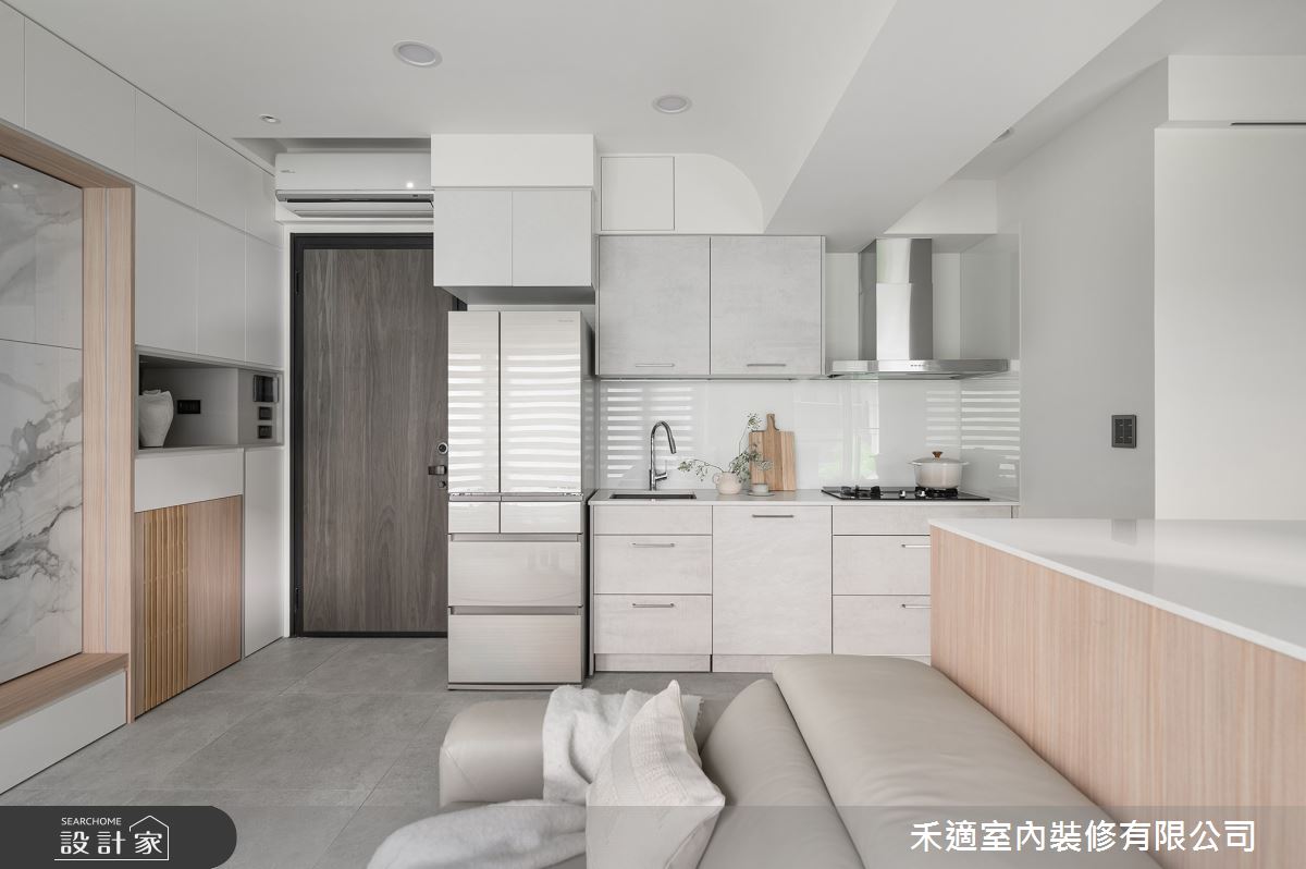 新成屋(5年以下)＿現代風玄關客廳廚房案例圖片＿禾適室內裝修有限公司＿禾適_13之10