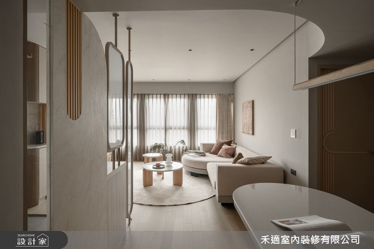 32坪中古屋(5~15年)＿現代風客廳餐廳案例圖片＿禾適室內裝修有限公司＿禾適_14之11
