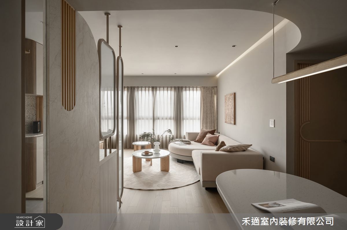 32坪中古屋(5~15年)＿現代風客廳餐廳案例圖片＿禾適室內裝修有限公司＿禾適_14之12