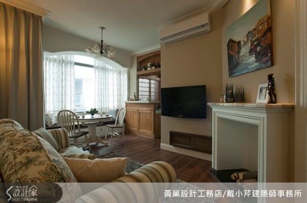 17坪中古屋(5~15年)＿鄉村風案例圖片＿黃巢設計工務店/戴小芹建築師事務所＿黃巢_12之1