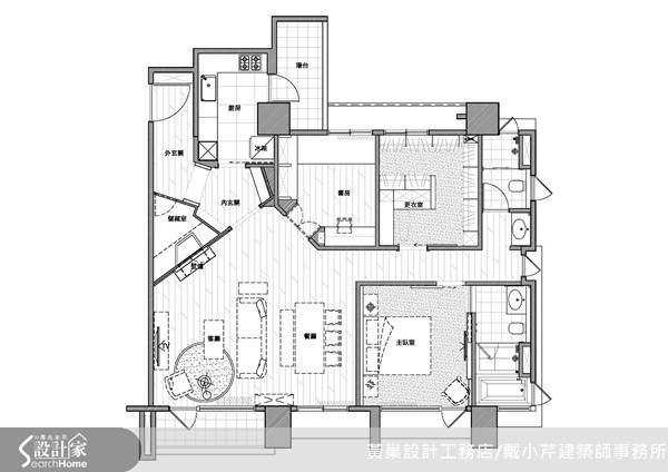 36坪新成屋(5年以下)＿美式風案例圖片＿黃巢設計工務店/戴小芹建築師事務所＿黃巢_14之16
