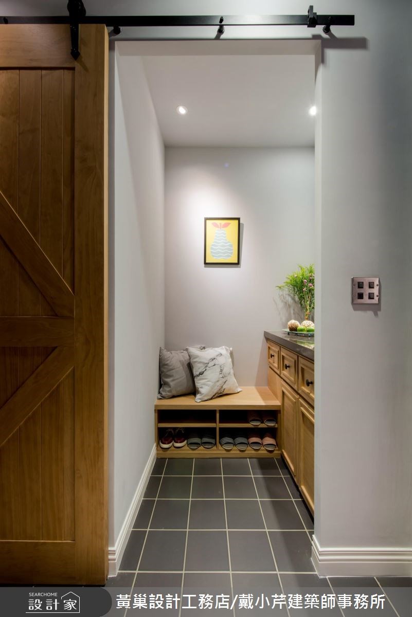 16坪新成屋(5年以下)＿混搭風玄關案例圖片＿黃巢設計工務店/戴小芹建築師事務所＿黃巢_36之2
