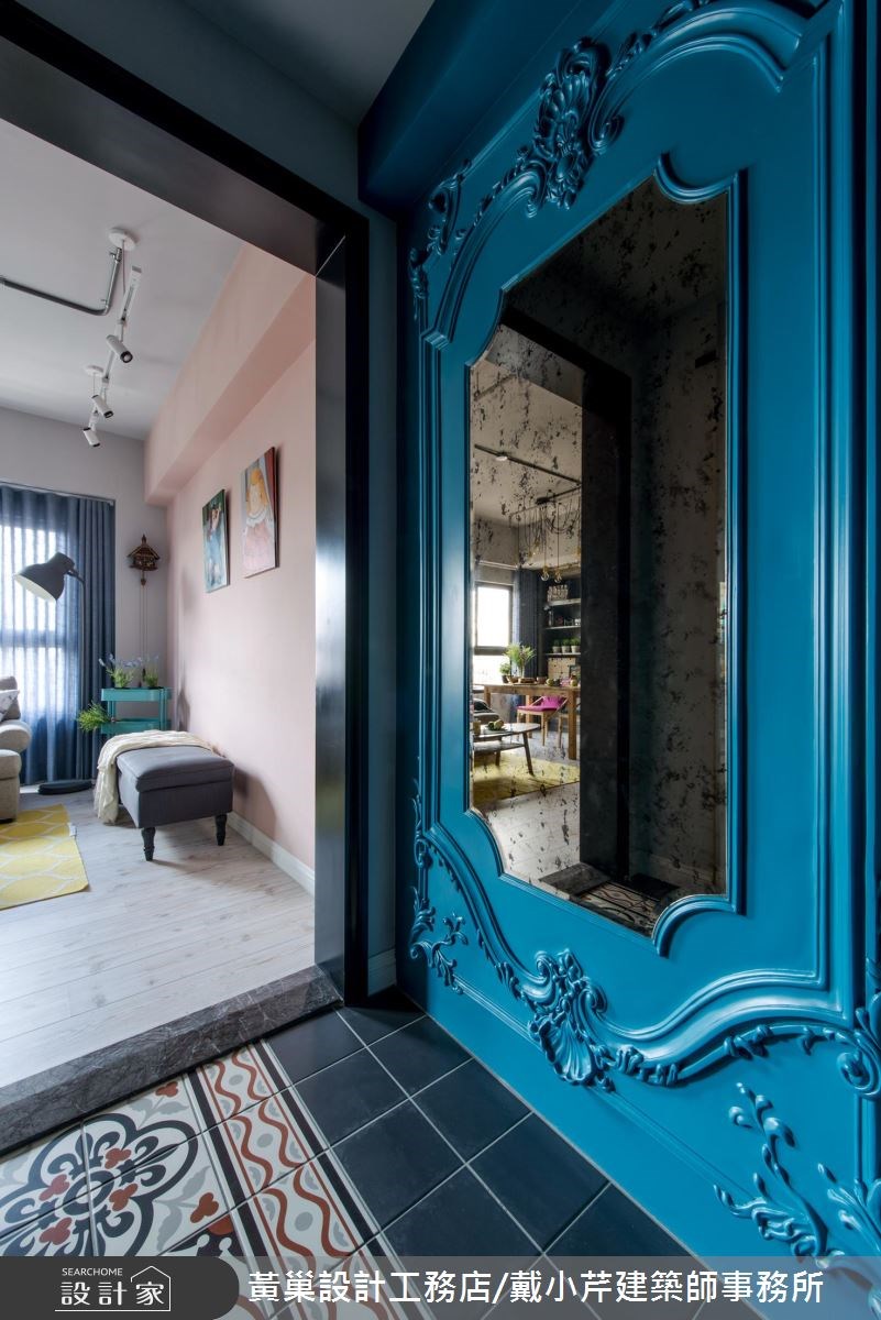 16坪新成屋(5年以下)＿混搭風玄關客廳案例圖片＿黃巢設計工務店/戴小芹建築師事務所＿黃巢_36之3