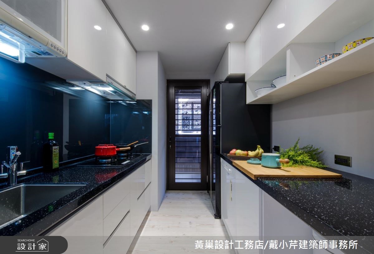16坪新成屋(5年以下)＿混搭風廚房案例圖片＿黃巢設計工務店/戴小芹建築師事務所＿黃巢_36之17