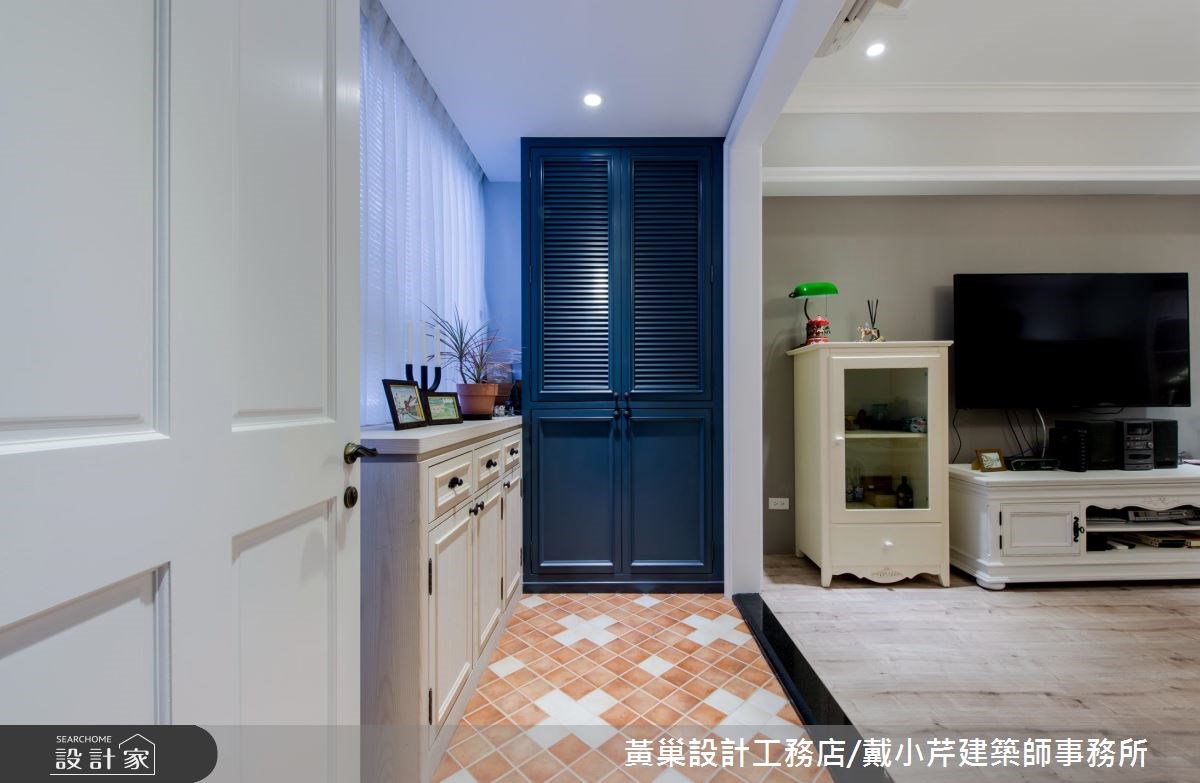 25坪老屋(16~30年)＿美式風玄關客廳案例圖片＿黃巢設計工務店/戴小芹建築師事務所＿黃巢_37之2