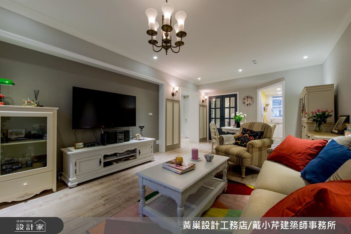 25坪老屋(16~30年)＿美式風客廳餐廳案例圖片＿黃巢設計工務店/戴小芹建築師事務所＿黃巢_37之5