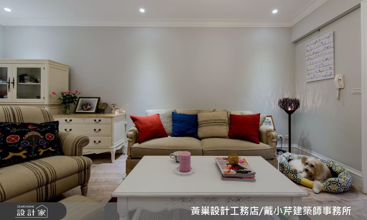 25坪老屋(16~30年)＿美式風客廳案例圖片＿黃巢設計工務店/戴小芹建築師事務所＿黃巢_37之6