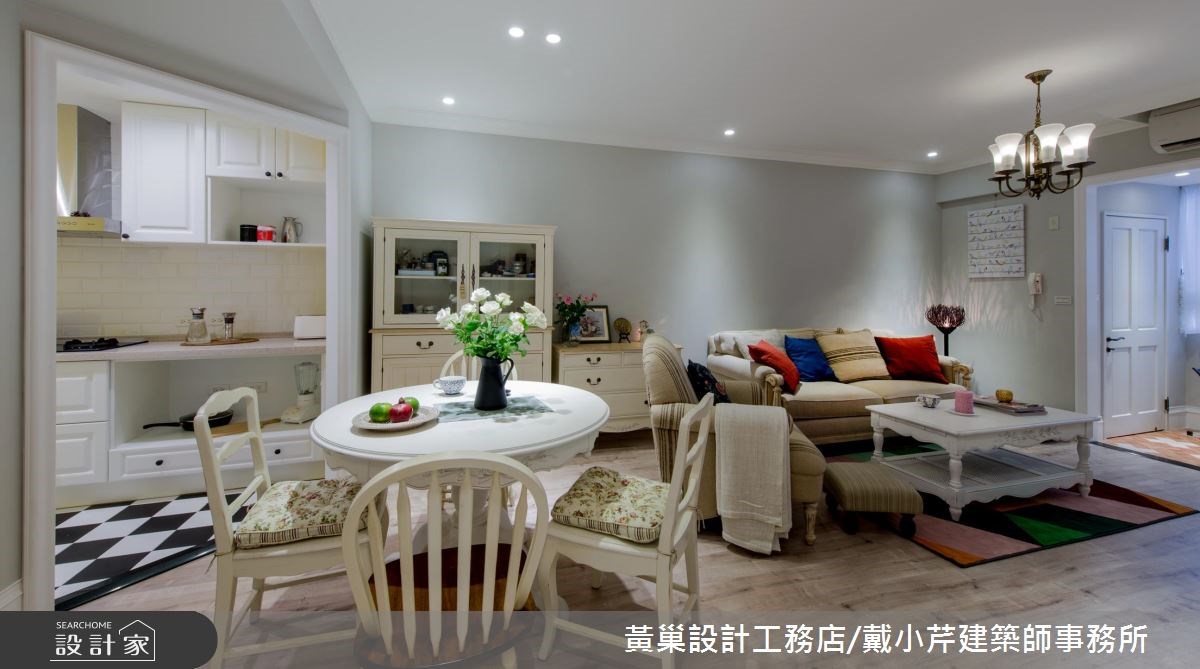 25坪老屋(16~30年)＿美式風客廳餐廳廚房案例圖片＿黃巢設計工務店/戴小芹建築師事務所＿黃巢_37之9