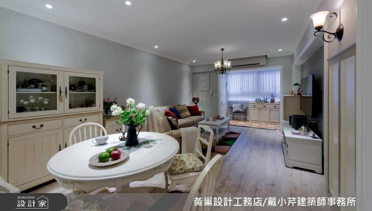 25坪老屋(16~30年)＿美式風客廳餐廳案例圖片＿黃巢設計工務店/戴小芹建築師事務所＿黃巢_37之11