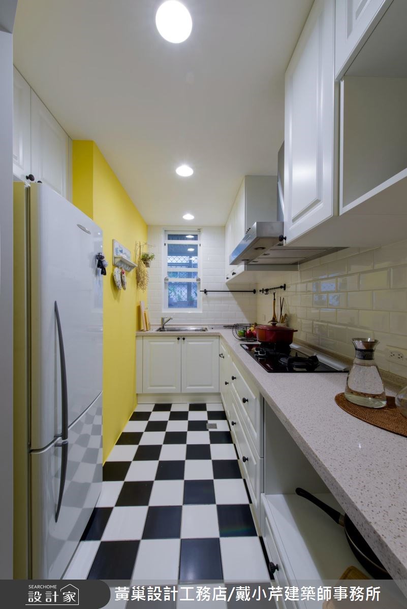 25坪老屋(16~30年)＿美式風廚房案例圖片＿黃巢設計工務店/戴小芹建築師事務所＿黃巢_37之14