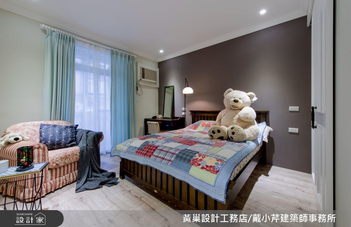 25坪老屋(16~30年)＿美式風臥室案例圖片＿黃巢設計工務店/戴小芹建築師事務所＿黃巢_37之25